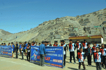 Around 480 boys and girls in Kargil participate in mega football tournament