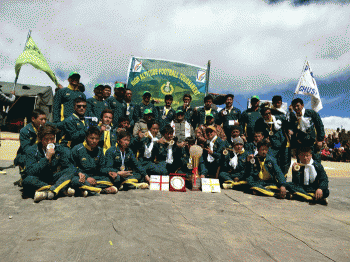 High Altitude Football Tournament held in Chushul
