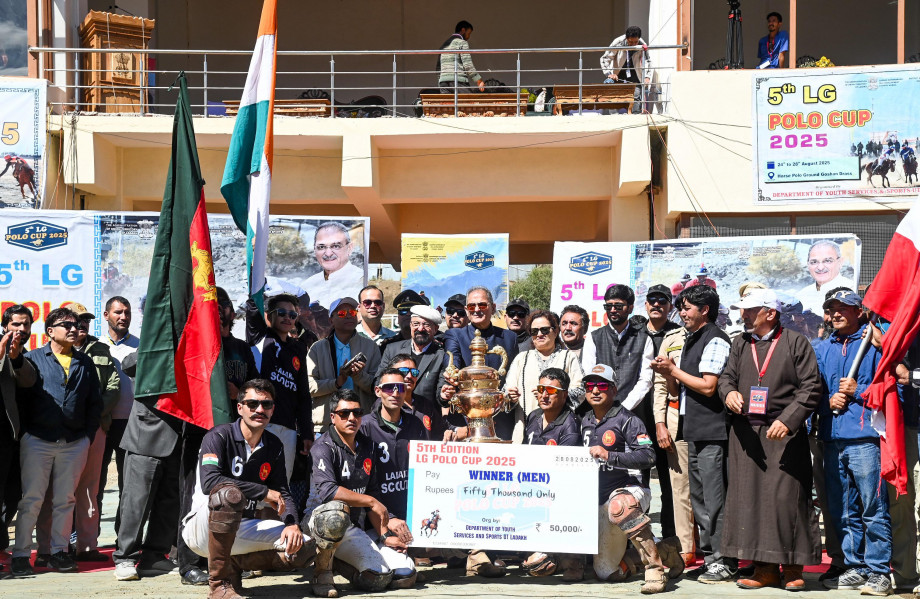 5th LG Polo Cup: Ladakh Scouts Regimental Centre lifts trophy in Drass