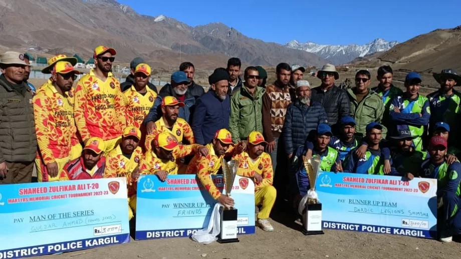 Friends Drass wins Shaheed Zulfikar Ali T-20 Police Martyrs Memorial Cricket Tournament