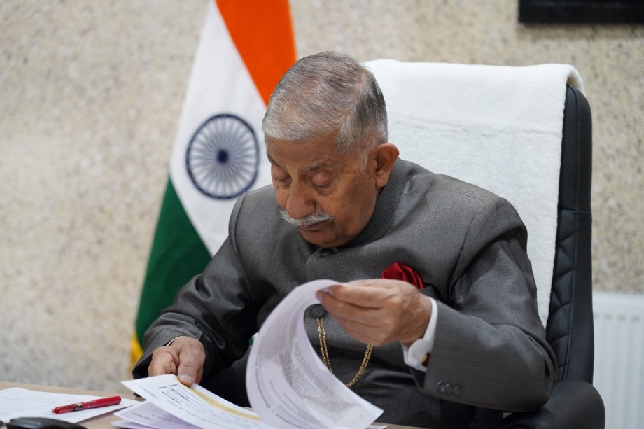 L-G discusses Ladakh Mountaineering Policy 2024