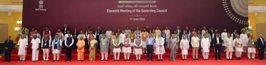 L-G Vinai Kumar Saxena highlights Ladakh’s Developmental Transformation at 11th NITI Aayog governing council meeting