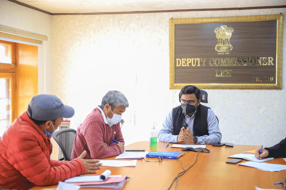 DC, Leh, discusses action plan under PMMSY Scheme