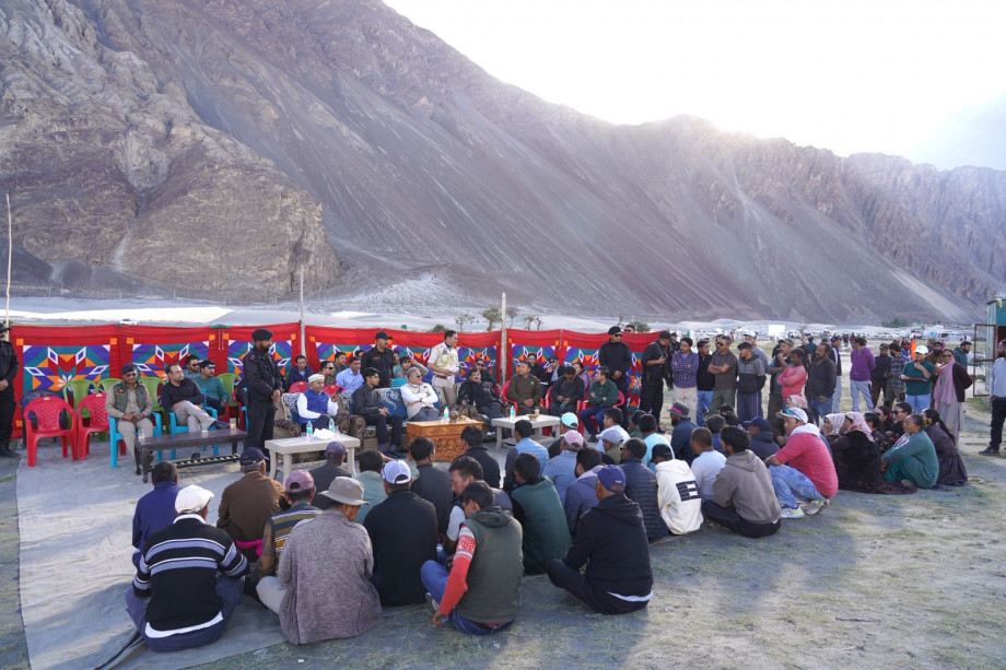 L-G Kavinder Gupta begins 3-day tour of Nubra valley
