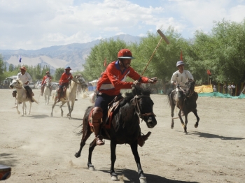 3rd Ladakh Polo festival begins in Chuchot