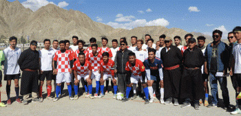 20 teams take part in Football champion league in Leh