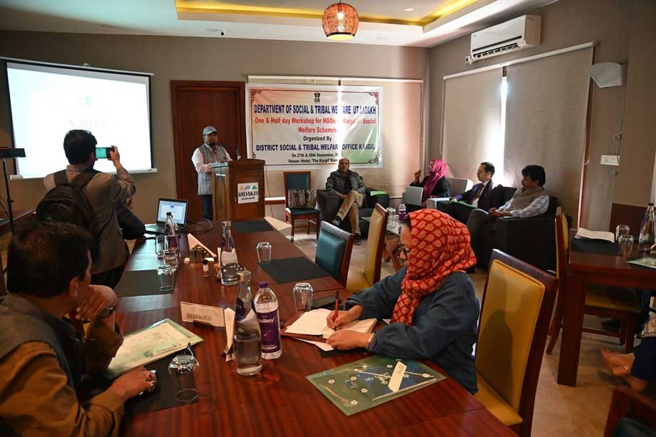 Workshop for NGOs of Kargil on Social Welfare Schemes and Funding held
