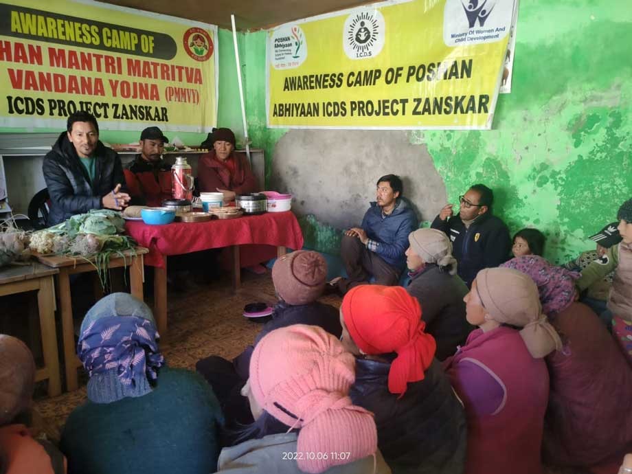ICDS department conducts awareness program at Lungnaq block