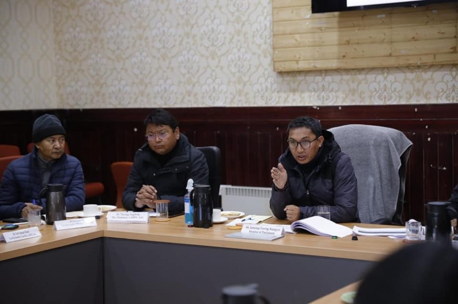 MP Ladakh reviews progress of various Centrally Sponsored Schemes
