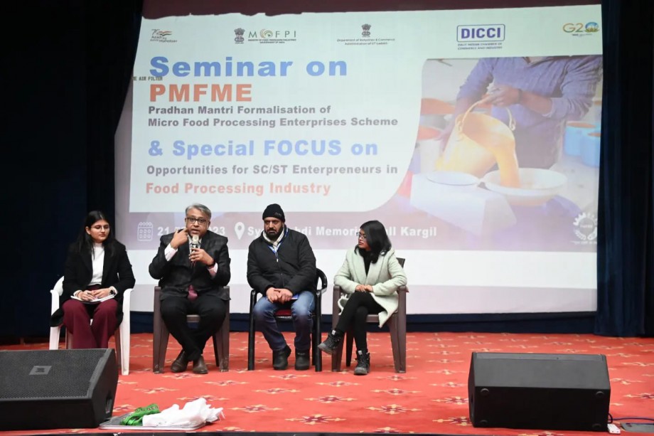 Industries department organises seminar on PMFME in Kargil
