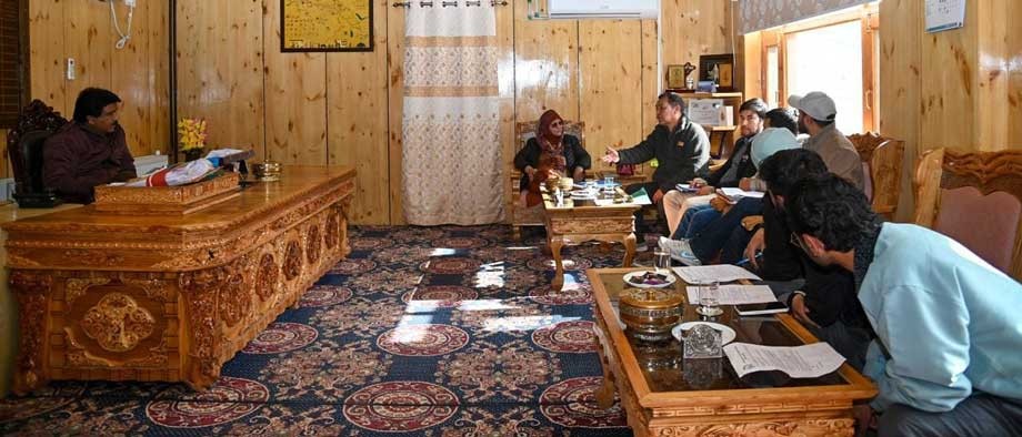 CEC holds meeting with Controller Examination UoL, Principal GDC Kargil &Student Council
