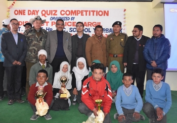 District Police, Kargil, organises quiz competition under Civic Action Programme