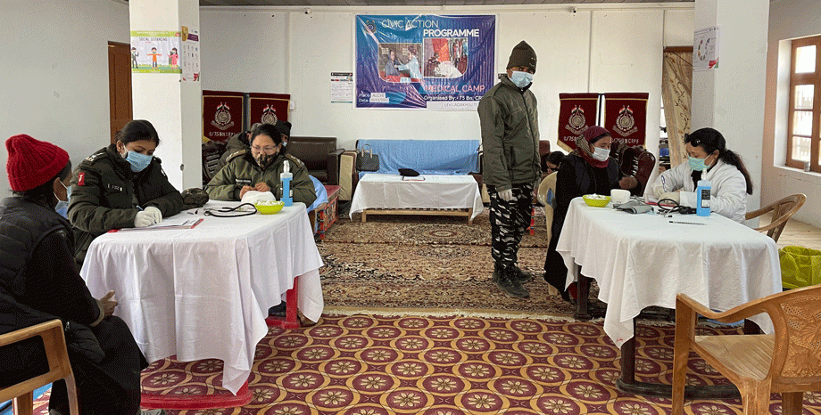 75 Bn. CRPF organises free medical camp in Alchi