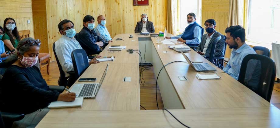 Advisor Ladakh reviews draft Sustainable Industrial Policy, Ladakh 2022-27