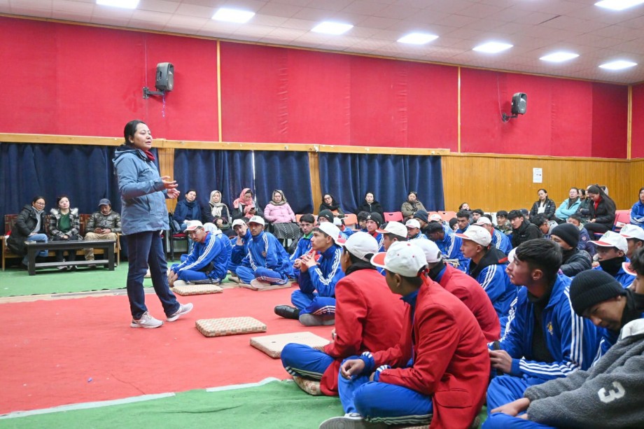 DIPR Leh organises drug awareness program at Boys Higher Secondary School Leh