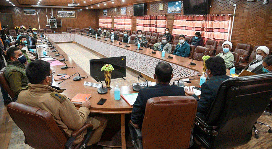 CEC, Kargil, reviews COVID-19 mitigation measures 