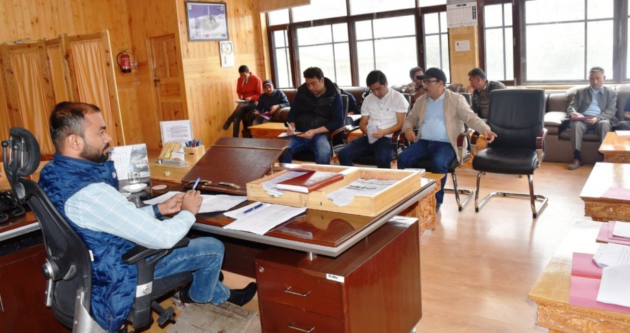 Meeting to identify donors for community support to TB patients held in Kargil