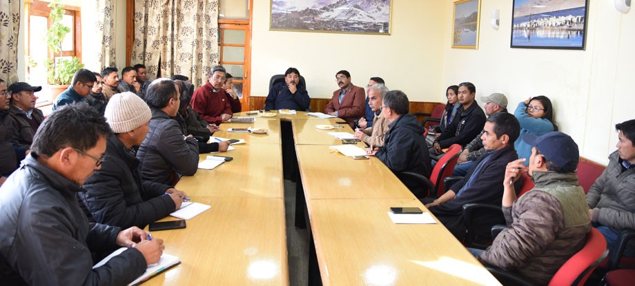 Meeting to ensure preparation for Ladakh Literatures Festival held