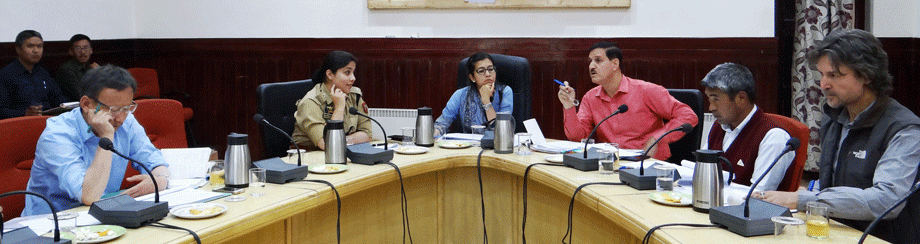 Meeting held on Road Safety Action Plan in Leh