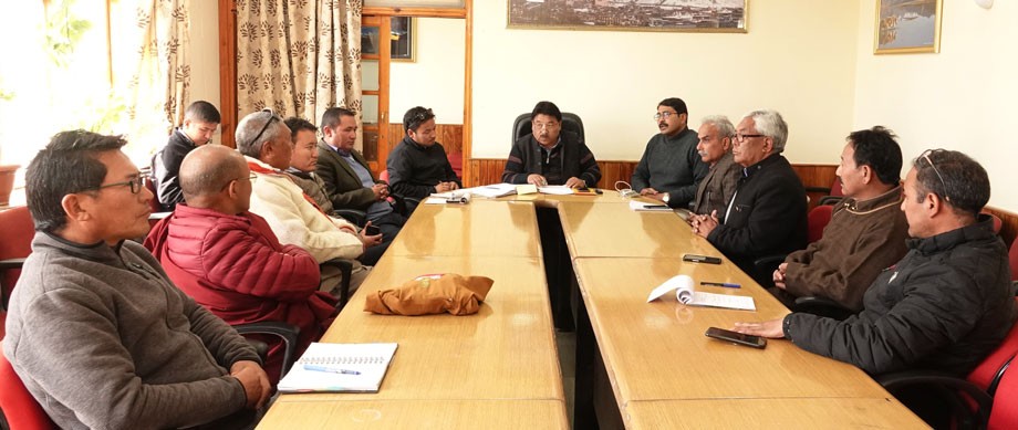 Meeting held to discuss preparation for Ladakh dPal-rNgam Duston