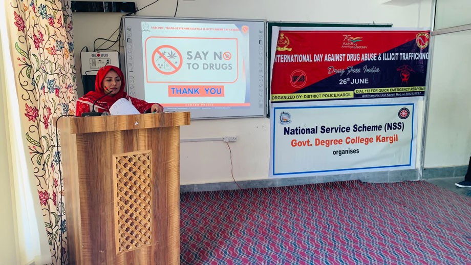 GDC Kargil observes International Day Against Drug Abuse and Illicit Drug Trafficking