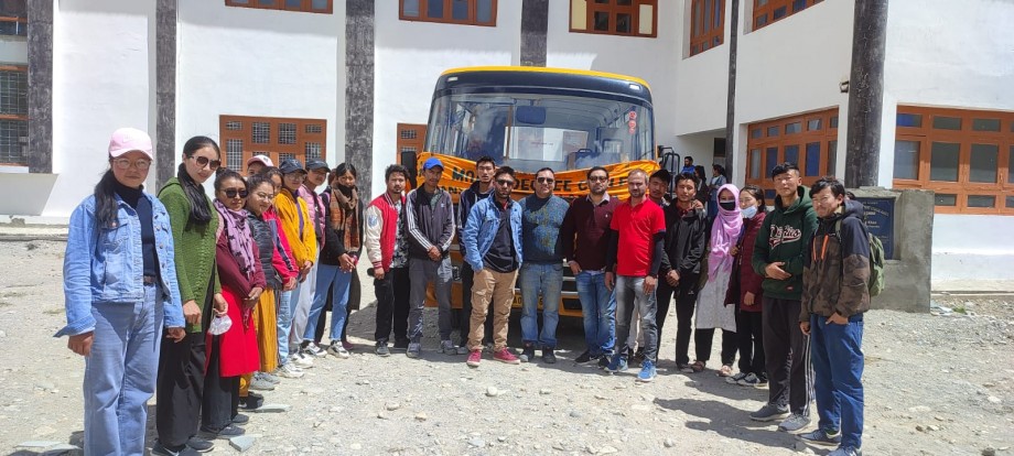 One-day field trip to Karsha, Padum panchayats to study flagship schemes held