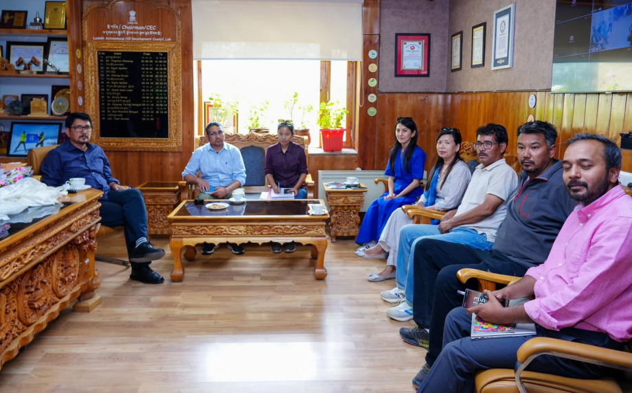 LAHDC Chairman reviews tourism concerns, calls for timely ITB Berlin preparations