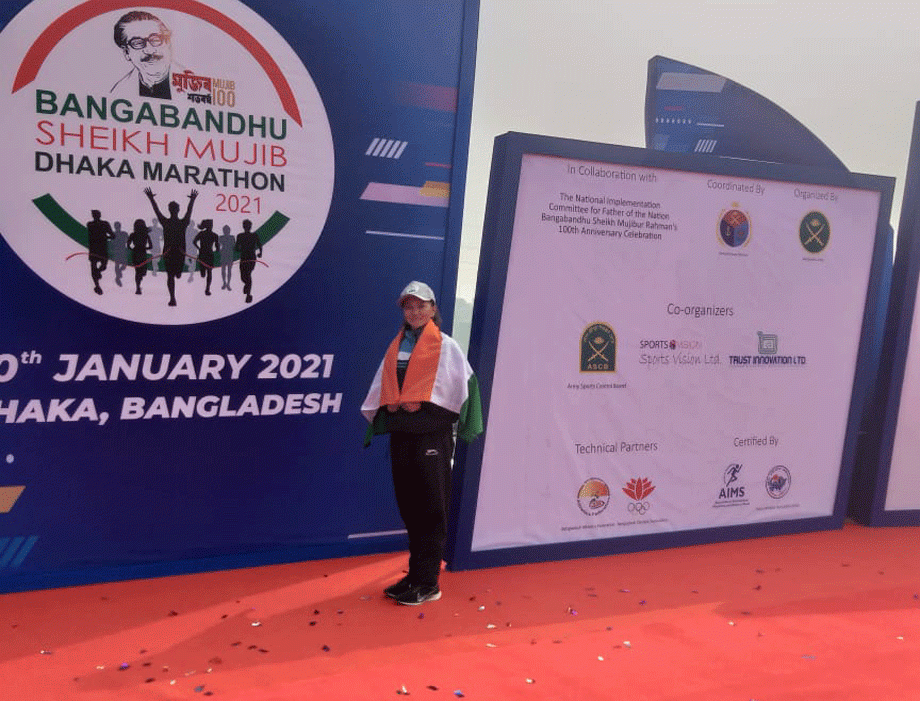 Dhaka Marathon 2021: Athlete Jigmet Dolma scores 4th position