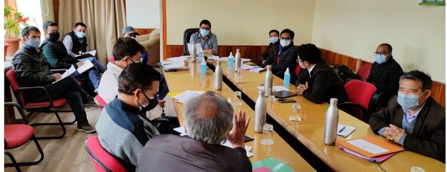 CEC, Leh reviews non-plan budget of various departments