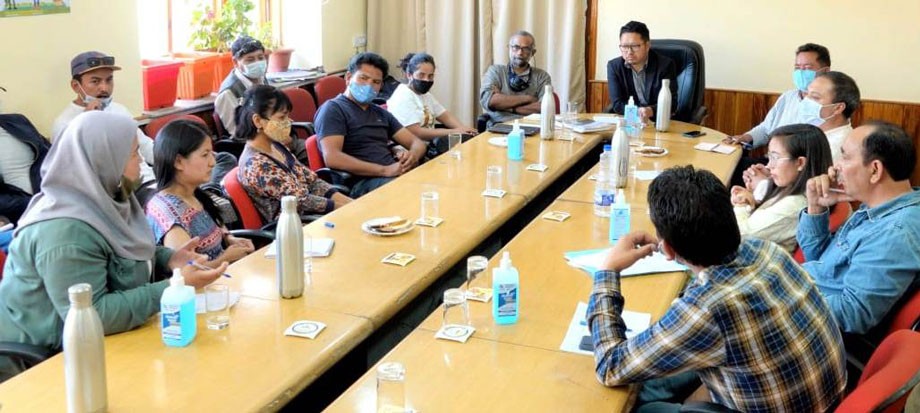 EC Agriculture discusses Organic Entrepreneurship Development Initiative with Experts and Entrepreneurs of Leh