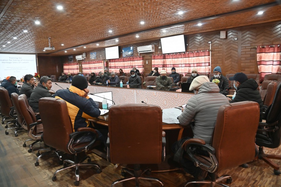 Training program on listing of historical, heritage sites held in Kargil