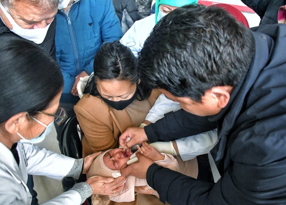 Pulse Polio Immunization Programme begins in Leh