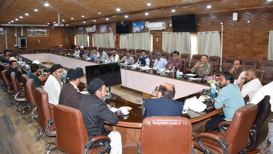 Commissioner Secretary reviews JJM achievements in Kargil, Sankoo and Drass