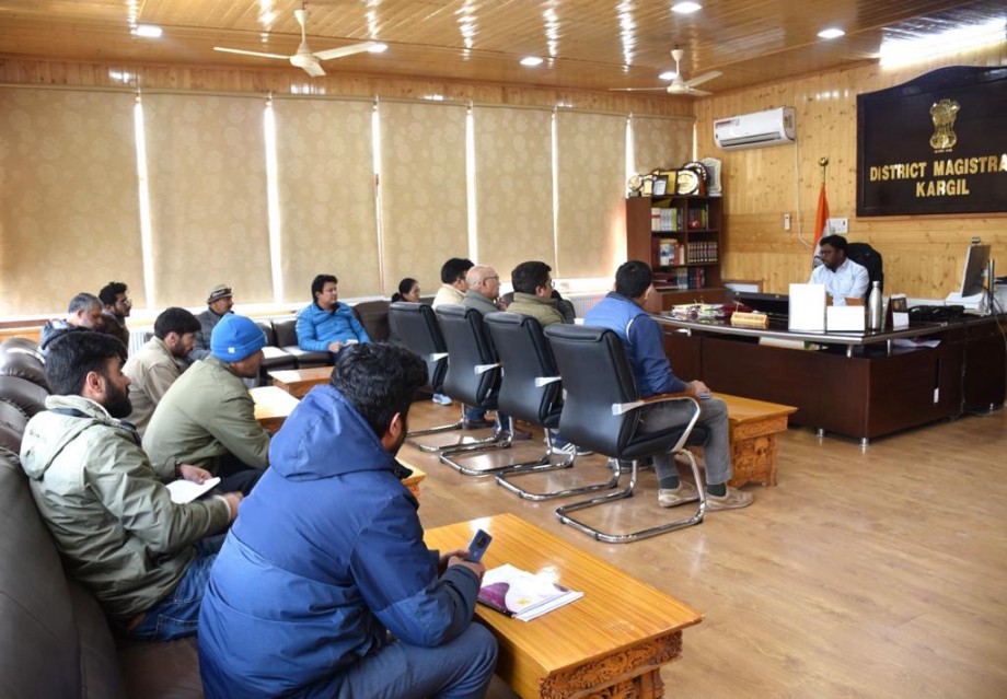 DC Kargil discusses preparation for implementation of Viksit Bharat Yatra