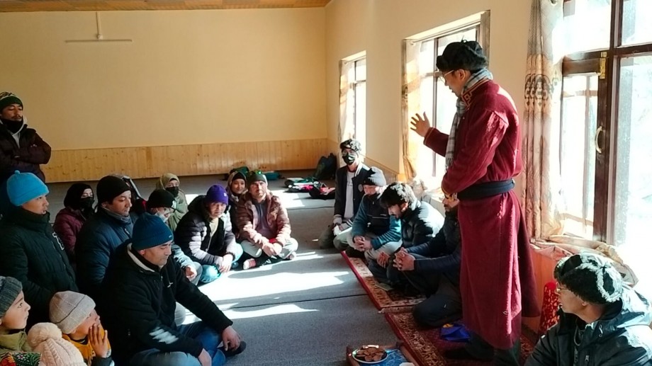 EC Tashi inaugurates free winter tuition at Karsha &Padum