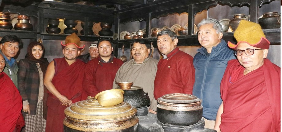 Heritage kitchen inaugurated at Rizong Gonpa