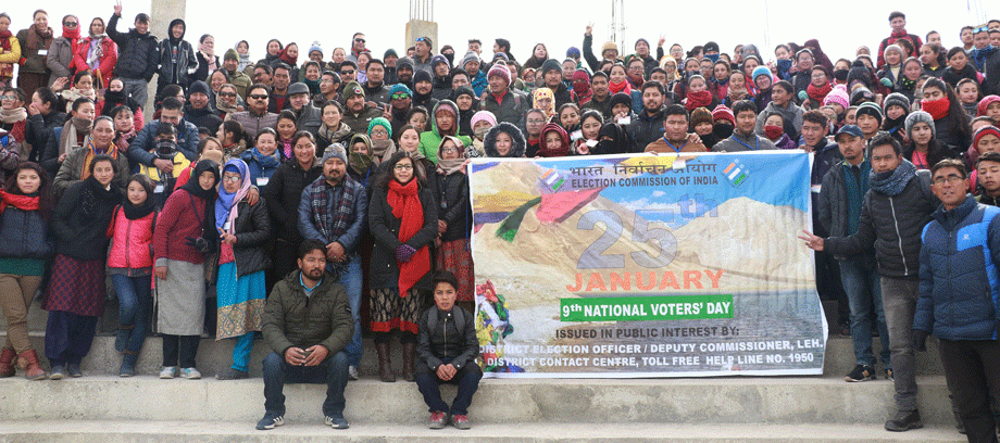 Leh observes National Voters Day
