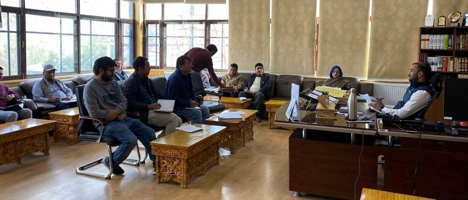 DC Kargil holds meeting on SVEEP activities for SSR 2023