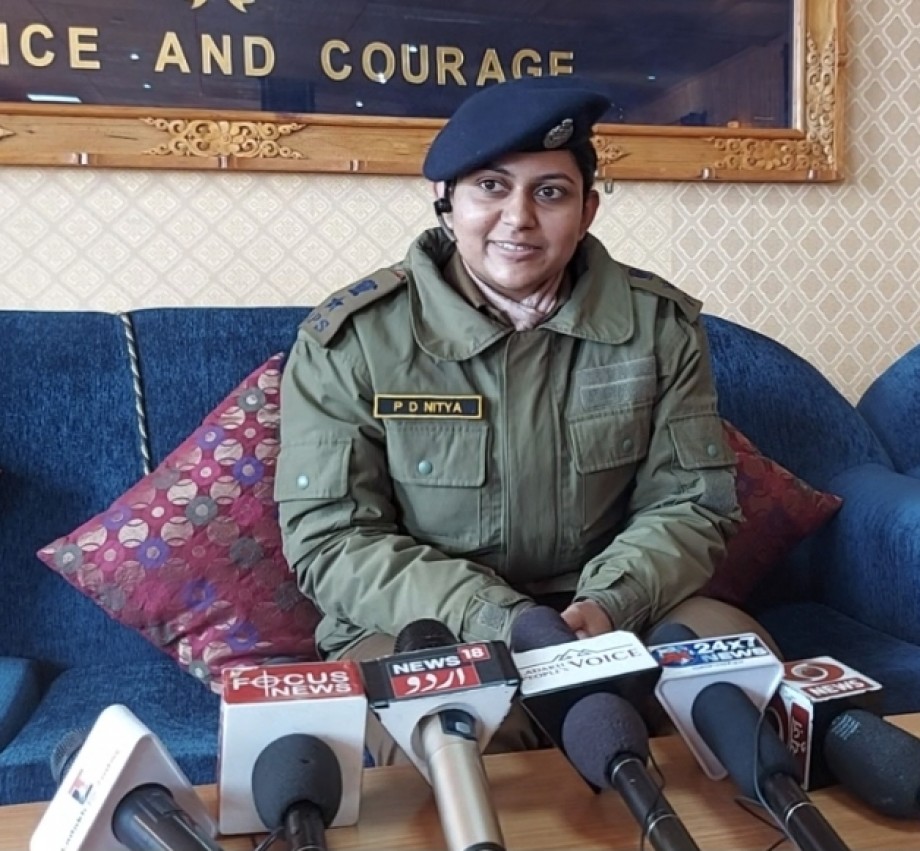 PD Nitya assumes charge as SSP, Leh