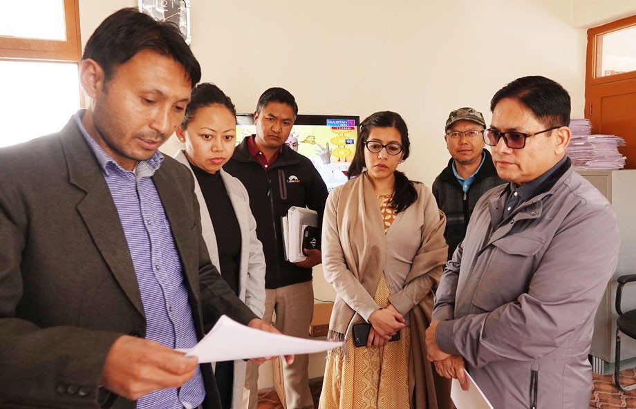 Expenditure Observer inspects various election cells in Leh