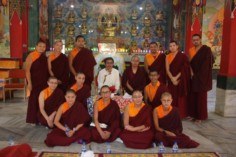 MP Ladakh, Nominated Councillor, Ven. Konchok Tsepel visits Buddhist monastic institutions in Karanataka