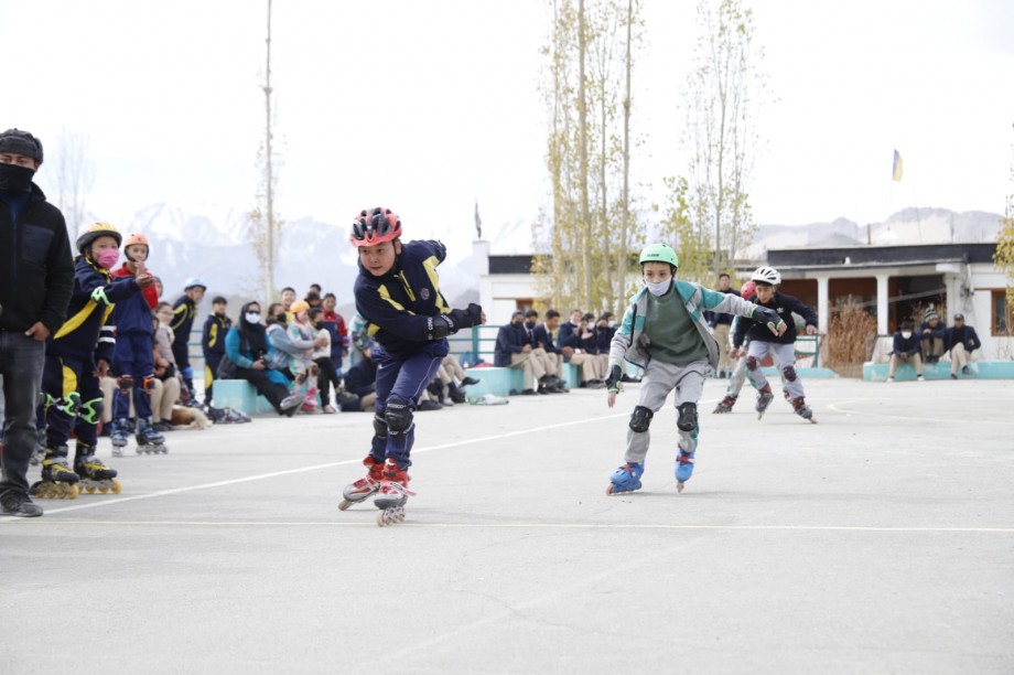 Ladakh’s first roller-skating championship 2022 held in Leh