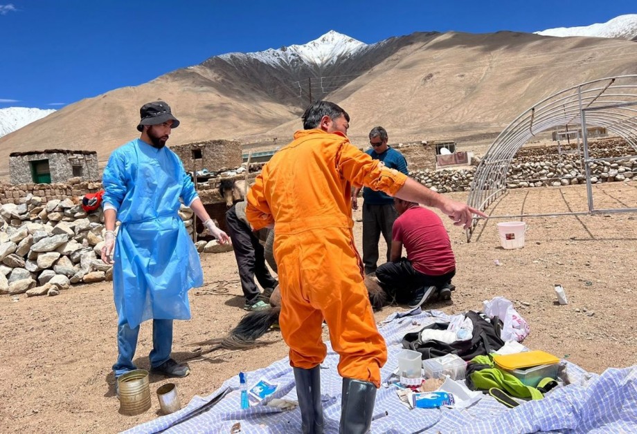 Mobile veterinary healthcare program held in Durbuk sub-division