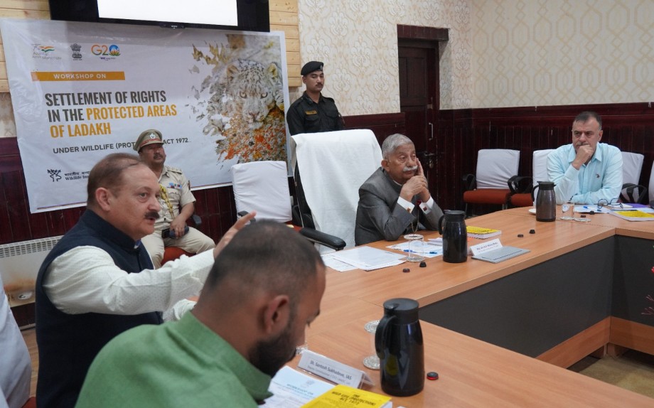 Workshop on Settlement of Rights in Protected Areas of Ladakh under Wildlife (Protection) Act 1972 held