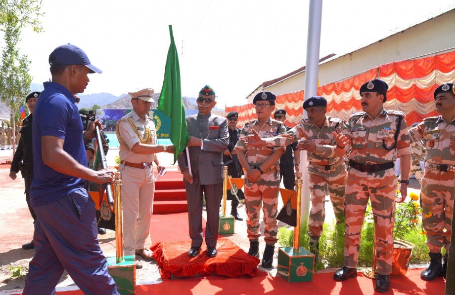 Flag-in ceremony of ITBP’s Mountain Expedition-Parakram held