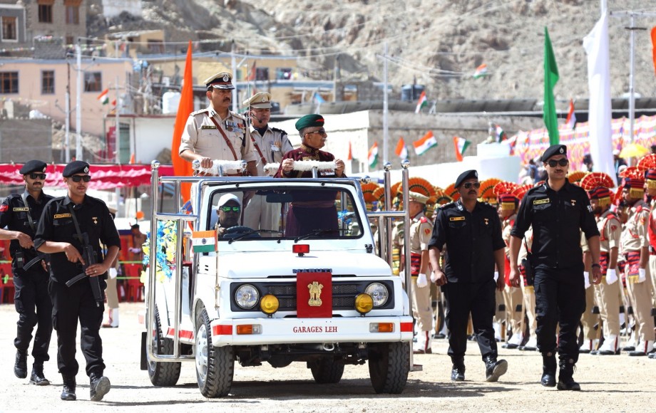 Leh celebrates 77th Independence Day