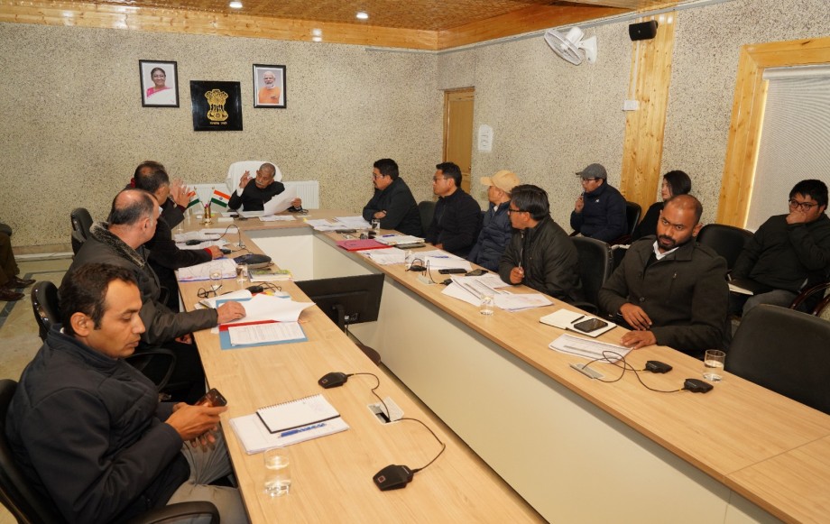 Discussion on rationalisation of Karakoram/Changthang Wildlife Sanctuaries held