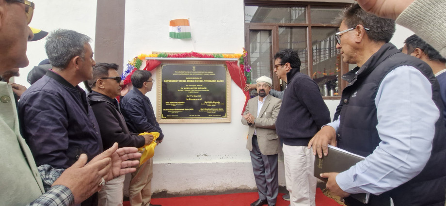 New school building inaugurated in Titichumik, Kargil by CEC