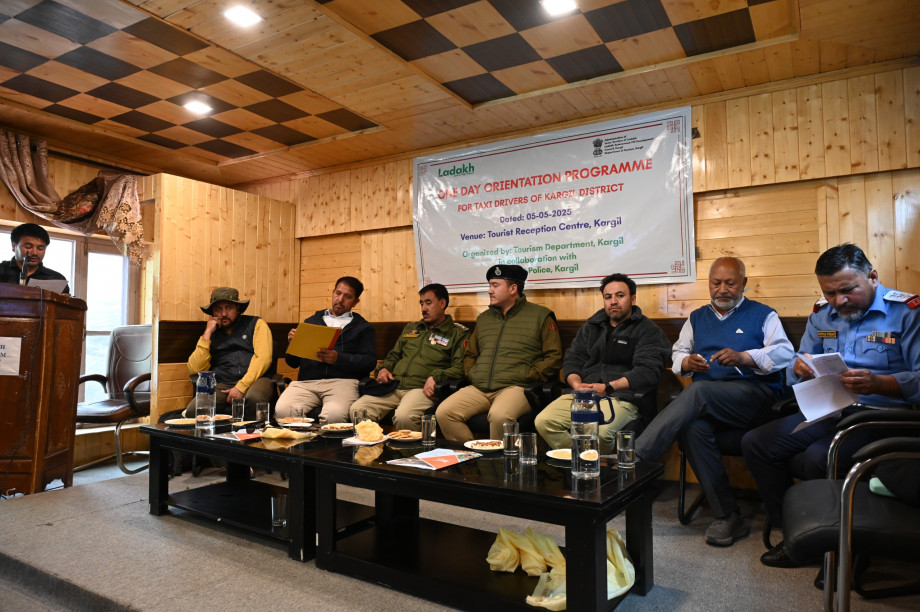 Orientation programme for taxi drivers held in Kargil to promote responsible tourism