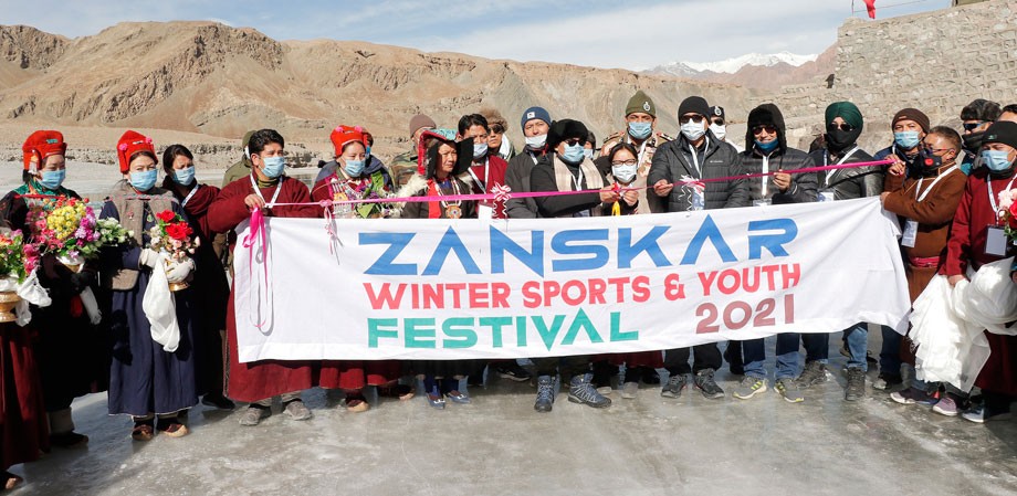 1st Khelo India Zanskar Winter Sports & Youth Festival flagged-off